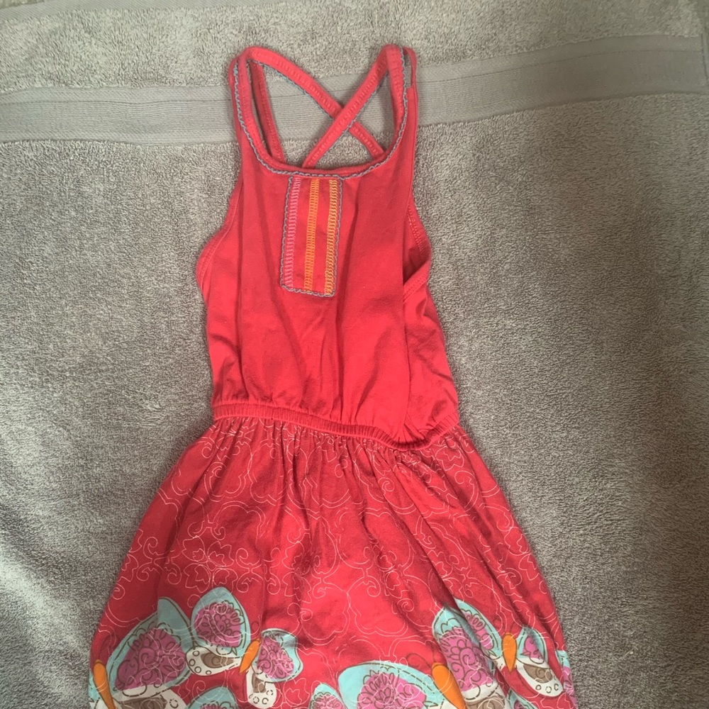 Girls strapless dress